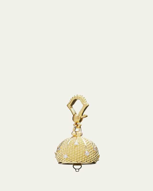 #3 Sequence Mediation Bell Charm with Diamonds